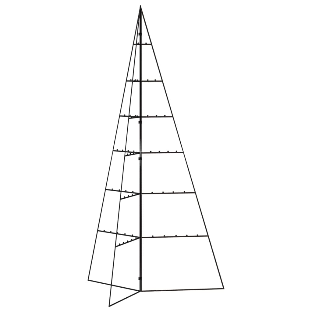 Julgran i metall svart 140 cm