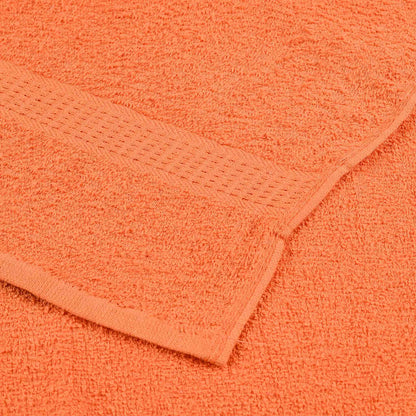 Duschhanddukar 10 st orange 70x140 cm 360 gsm 100% bomull