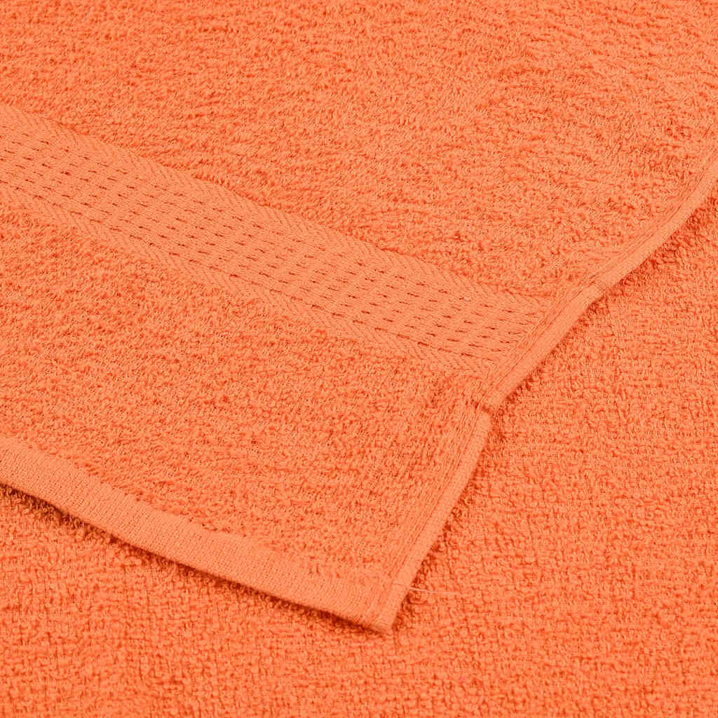 Badlakan 4 st orange 100x150 cm 360 gsm 100% bomull