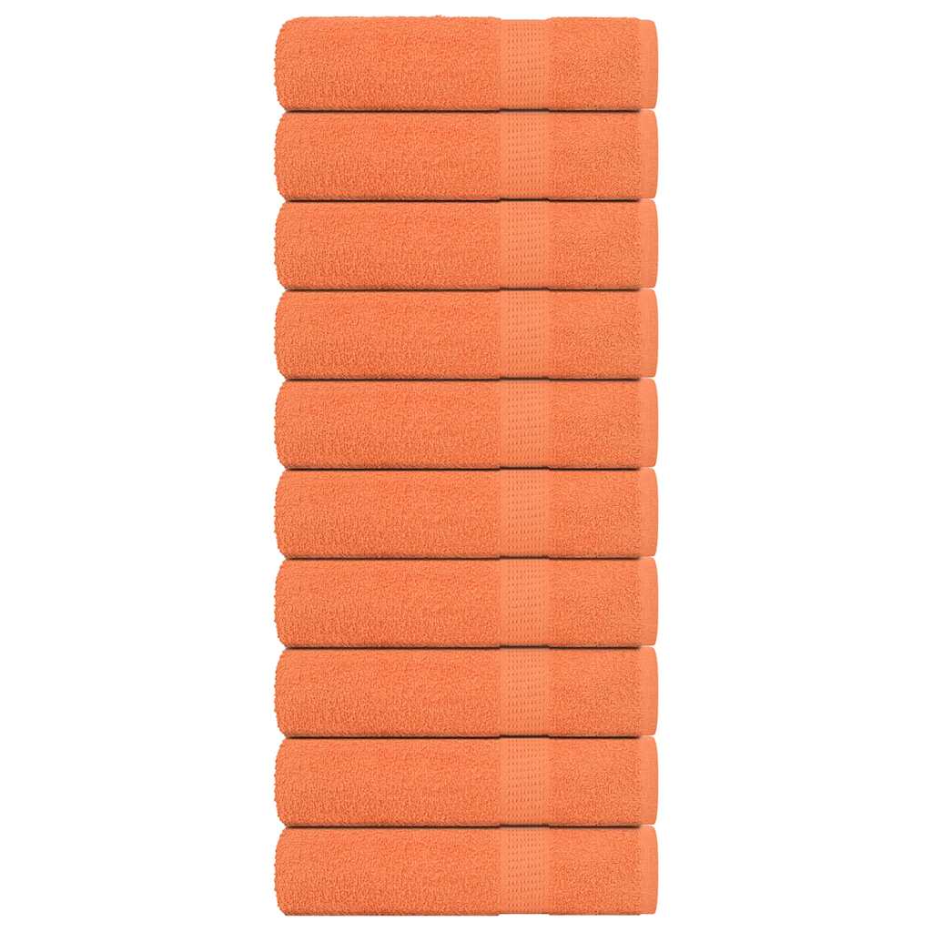 Badlakan 10 st orange 100x150 cm 360 gsm 100% bomull