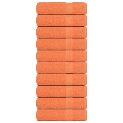 Badlakan 10 st orange 100x150 cm 360 gsm 100% bomull