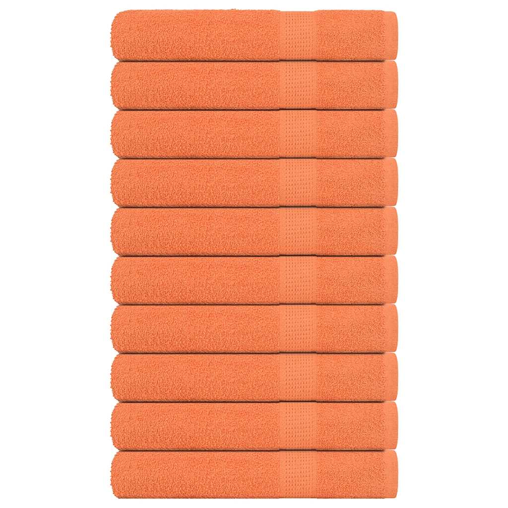 Handdukar 10 st orange 100x200 cm 360 gsm 100% bomull