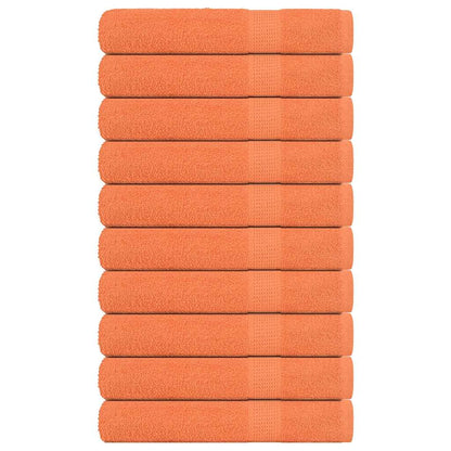 Handdukar 10 st orange 100x200 cm 360 gsm 100% bomull