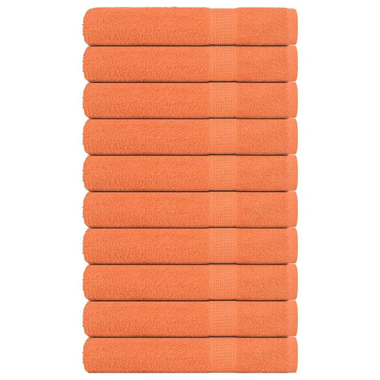 Handdukar 10 st orange 100x200 cm 360 gsm 100% bomull