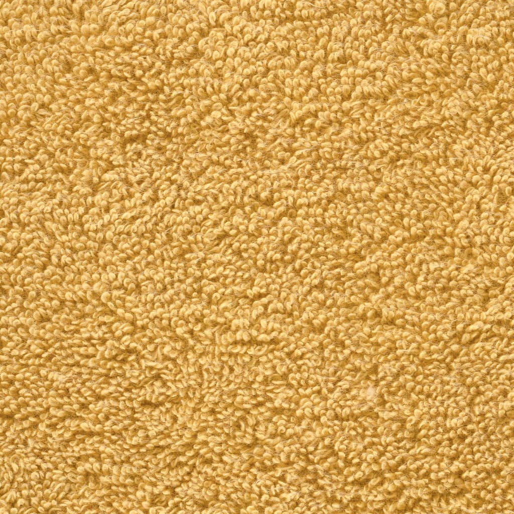 Premium bastuhanddukar SOLUND 10 st guld 80x200cm 600gsm