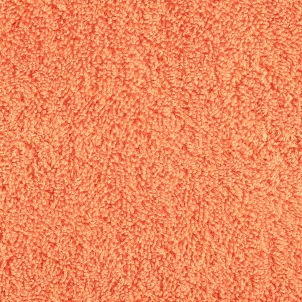 Premium bastuhanddukar SOLUND 10 st orange 80x200 cm 600 gsm