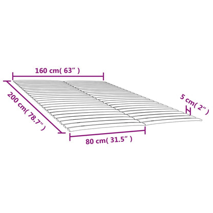 Ribbotten med 48 ribbor 2 st 80x200 cm