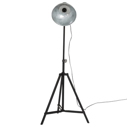 Golvlampa 25 W vintage silver 61x61x90/150 cm E27