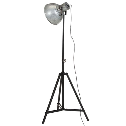 Golvlampa 25 W vintage silver 61x61x90/150 cm E27