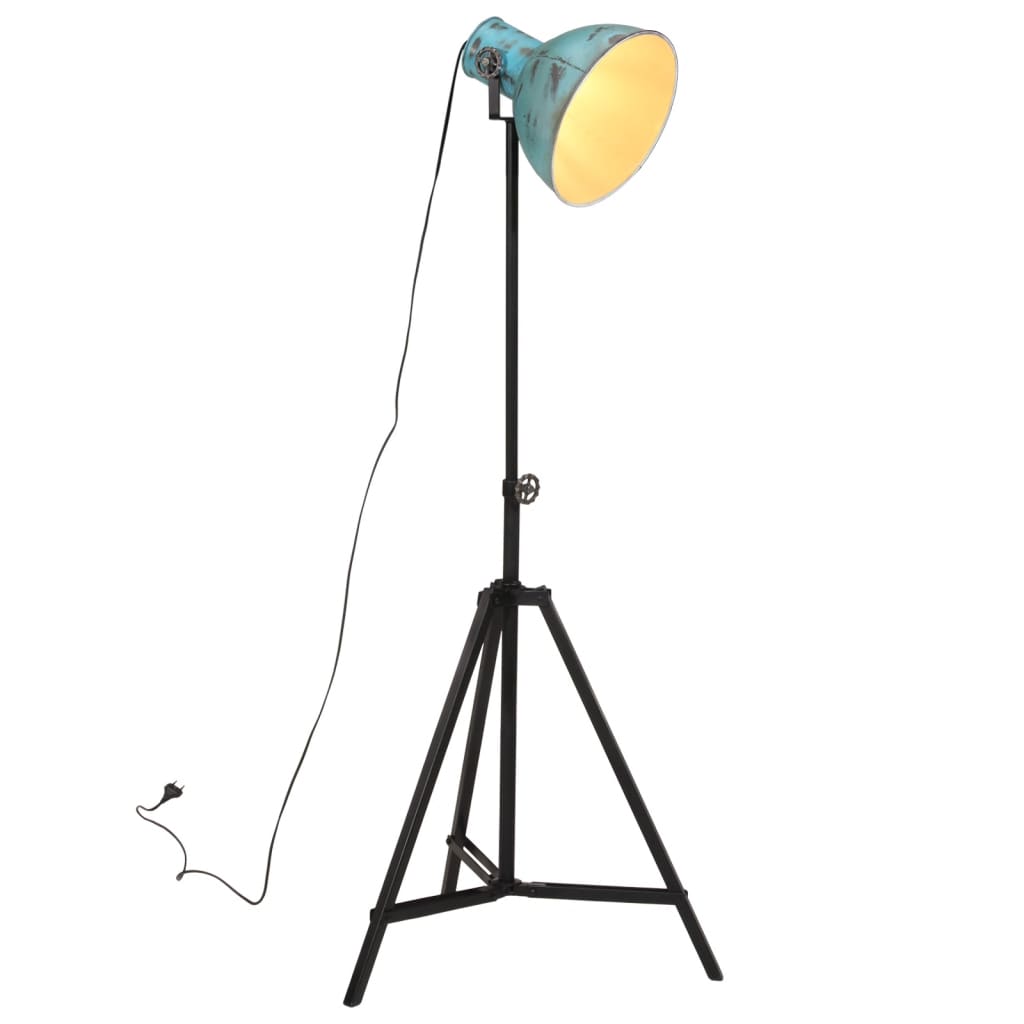 Golvlampa 25 W nött blå 61x61x90/150 cm E27