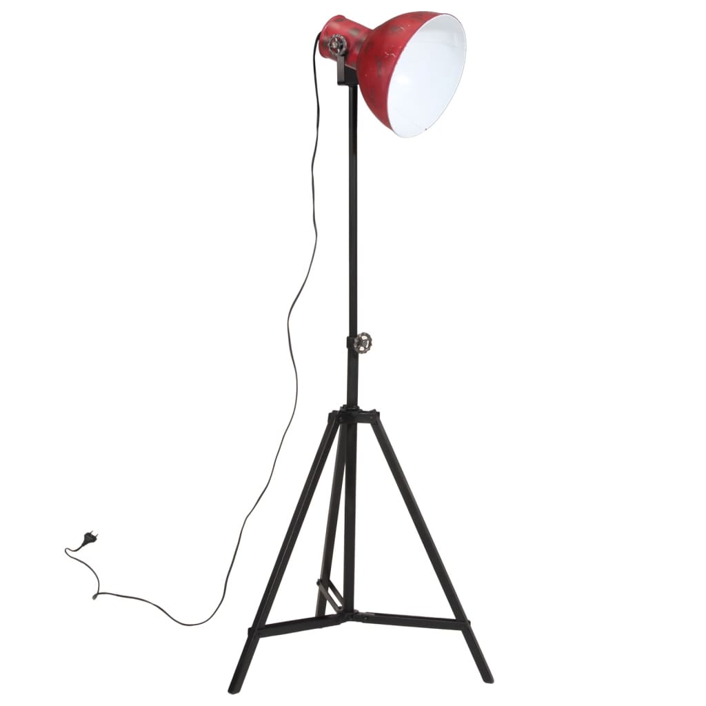 Golvlampa 25 W nött röd 61x61x90/150 cm E27