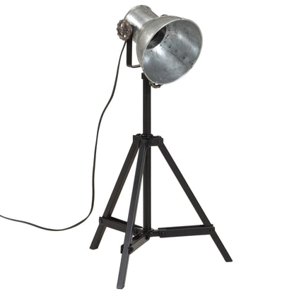 Golvlampa 25 W vintage silver 35x35x65/95 cm E27