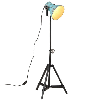 Golvlampa 25 W nött blå 35x35x65/95 cm E27