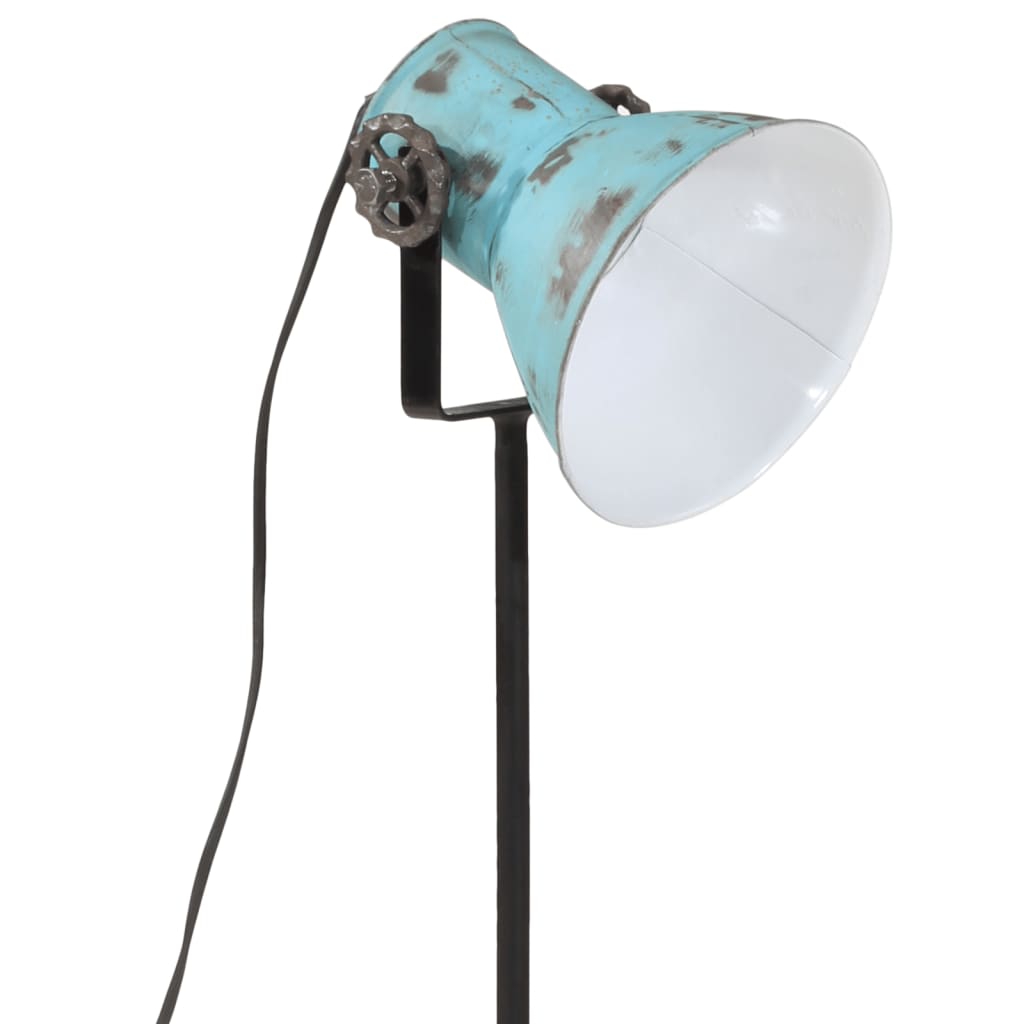 Golvlampa 25 W nött blå 35x35x65/95 cm E27