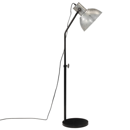 Golvlampa 25 W vintage silver 30x30x90-150 cm E27