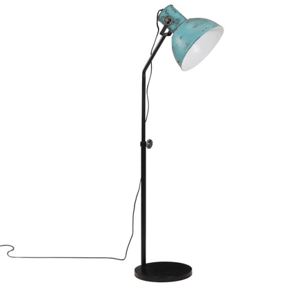 Golvlampa 25 W nött blå 30x30x90-150 cm E27