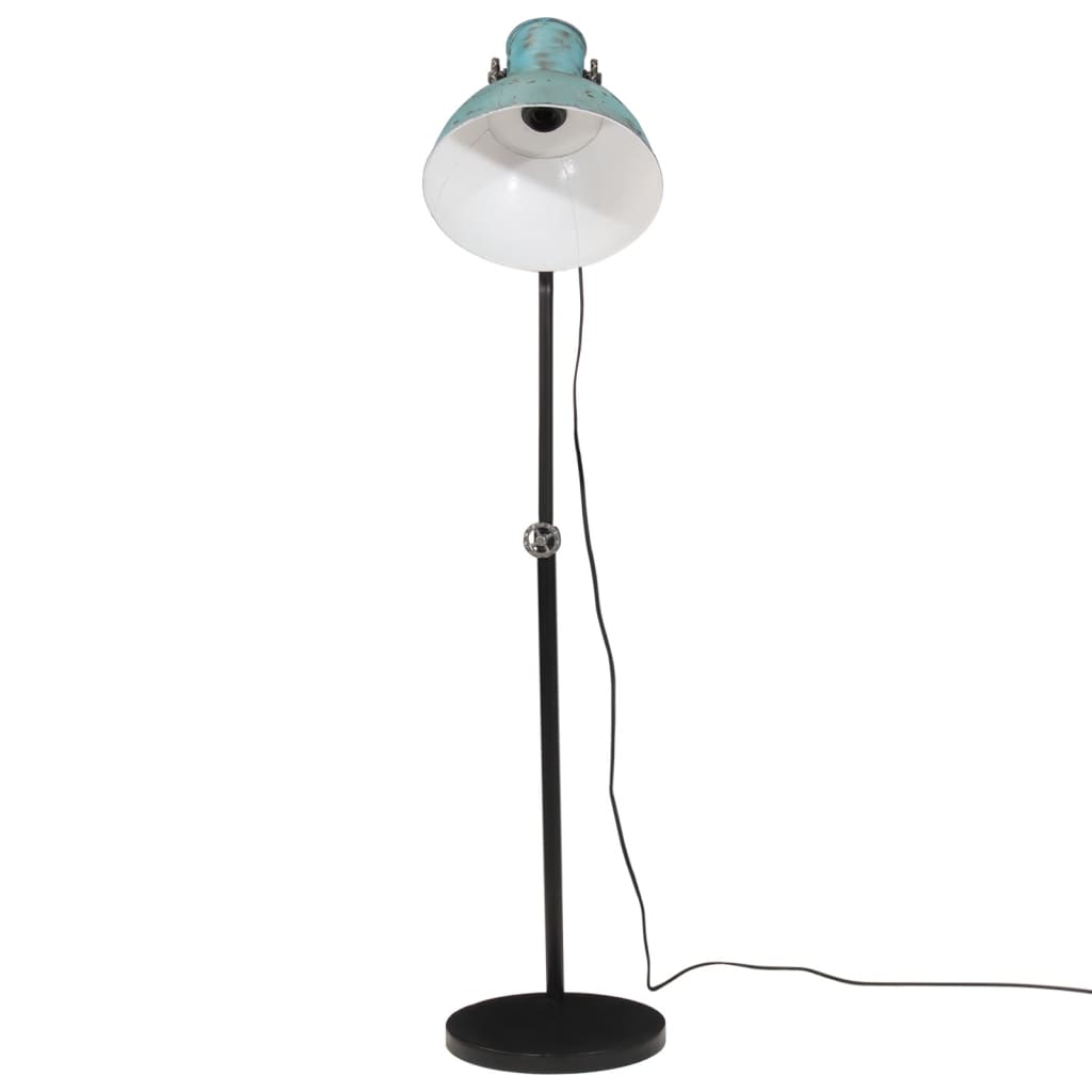 Golvlampa 25 W nött blå 30x30x90-150 cm E27