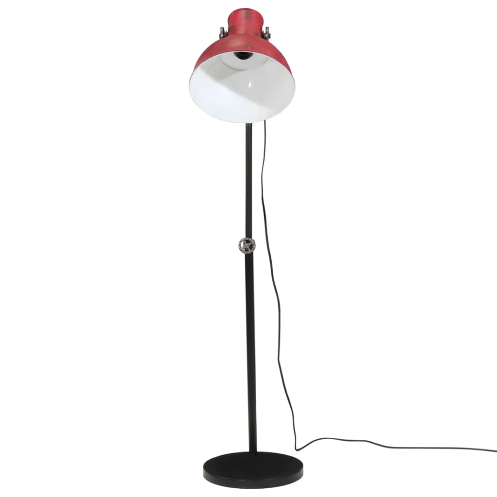 Golvlampa 25 W nött röd 30x30x90-150 cm E27