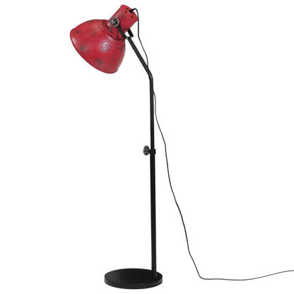 Golvlampa 25 W nött röd 30x30x90-150 cm E27