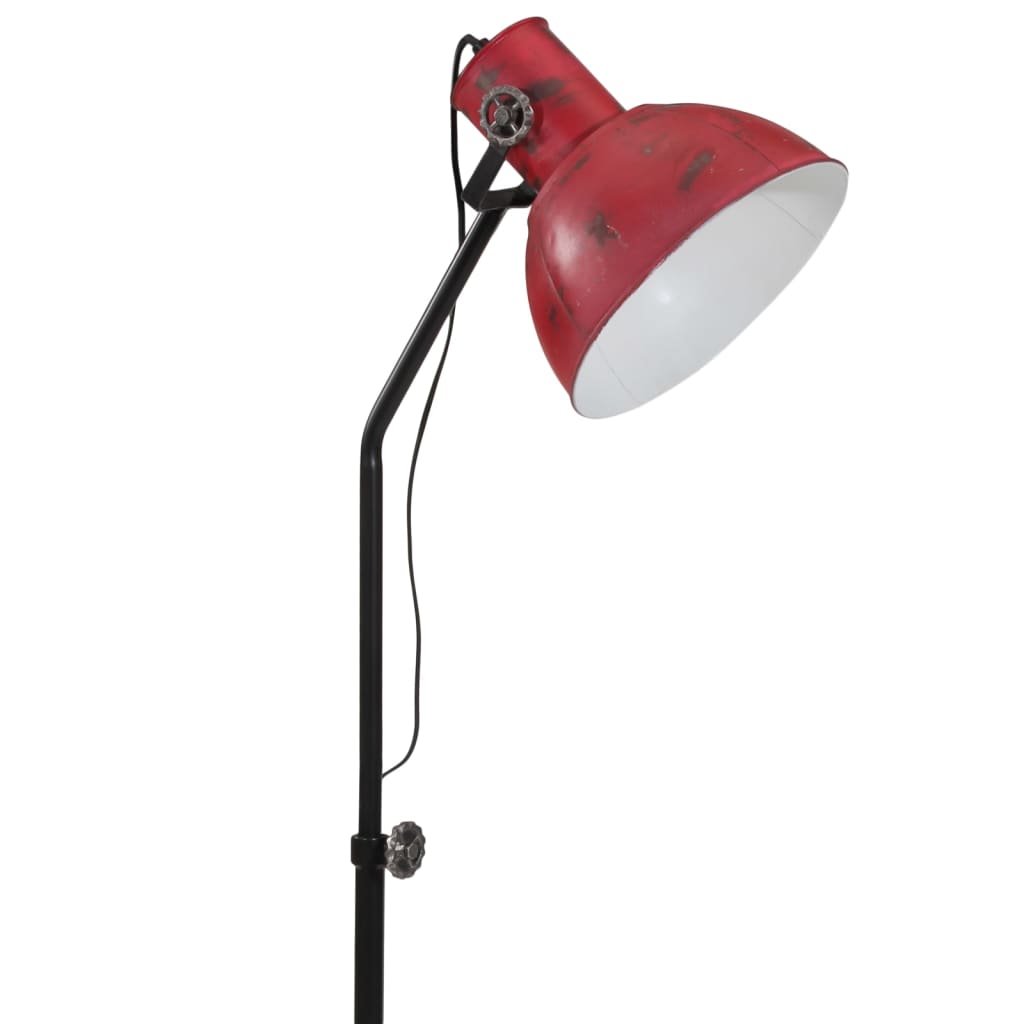 Golvlampa 25 W nött röd 30x30x90-150 cm E27