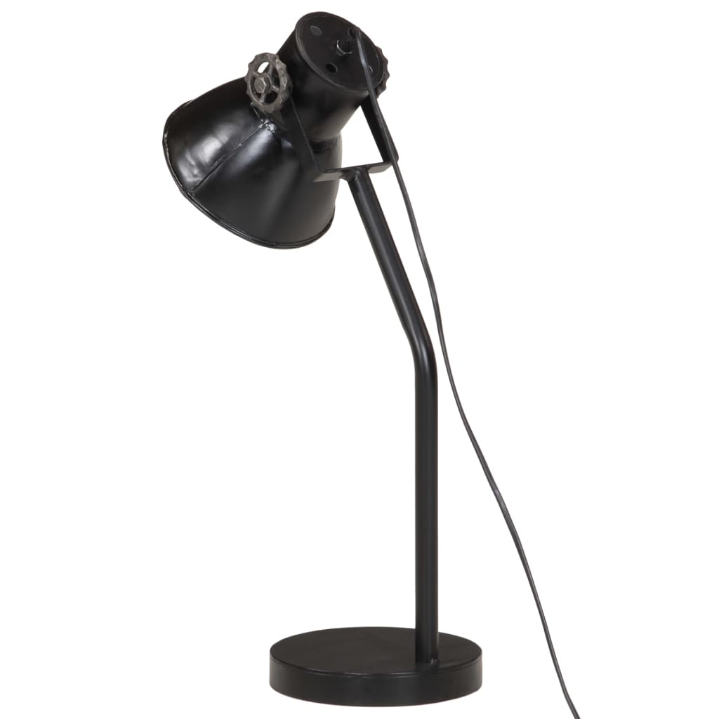 Skrivbordslampa 25 W svart 17x17x60 cm E27