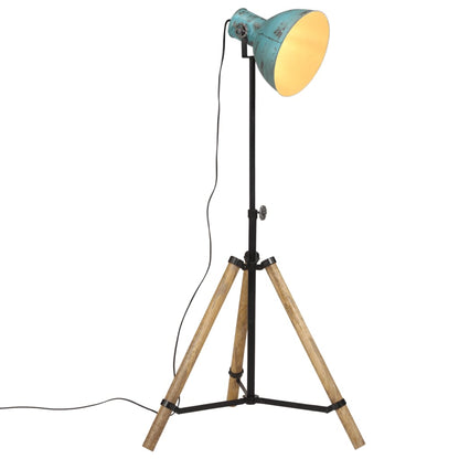 Golvlampa 25 W nött blå 75x75x90-150 cm E27