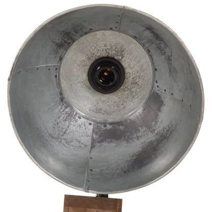 Golvlampa 25 W vintage silver 45x45x120 cm E27