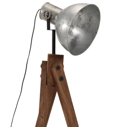 Golvlampa 25 W vintage silver 45x45x120 cm E27