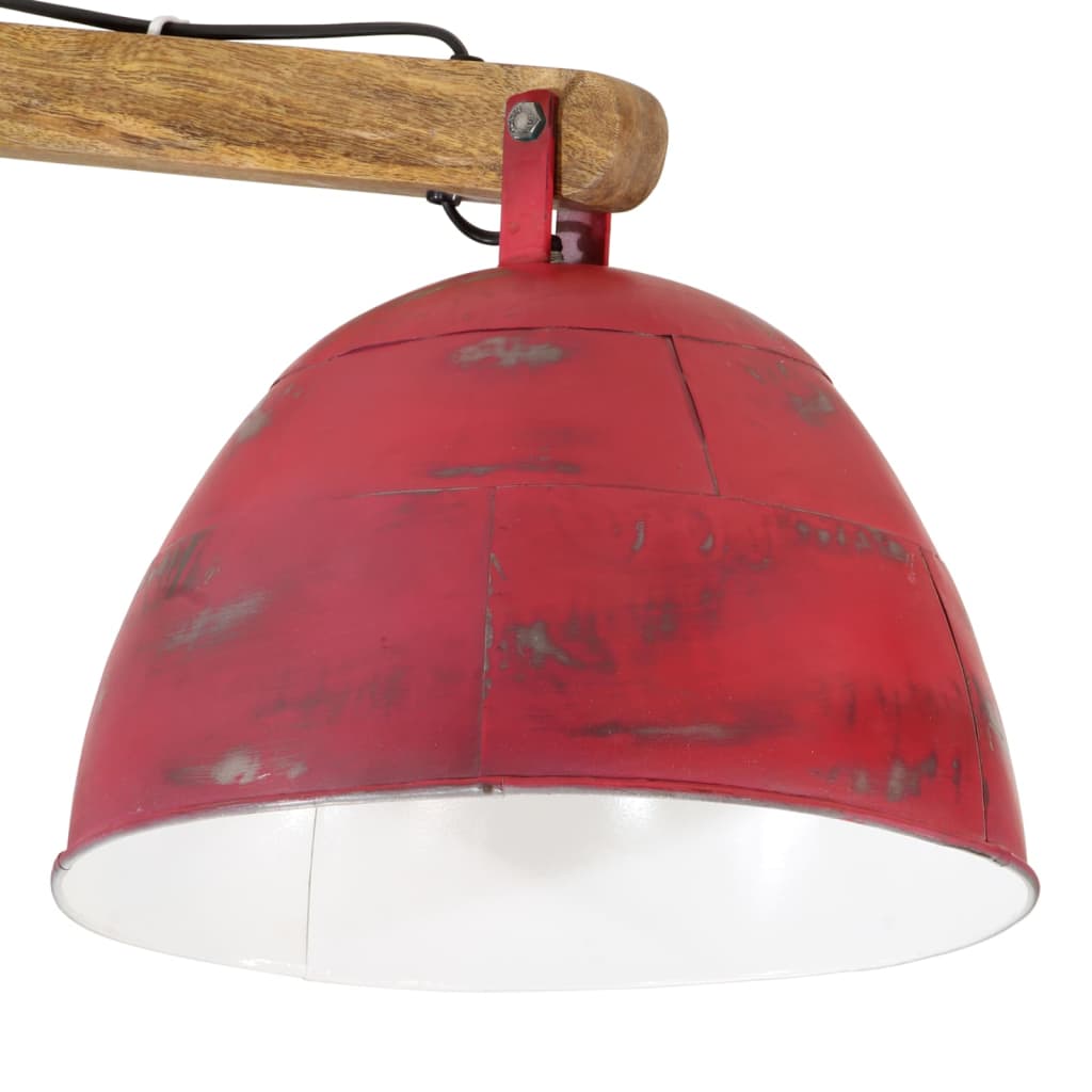 Taklampa 25 W nött röd 105x30x65-108 cm E27