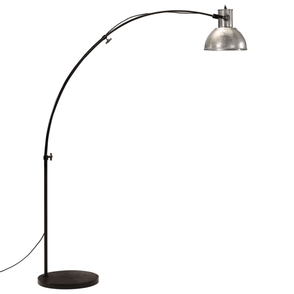 Golvlampa 25 W vintage silver 150 cm E27