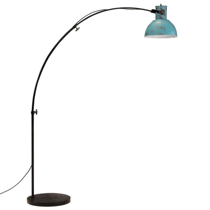 Golvlampa 25 W nött blå 150 cm E27