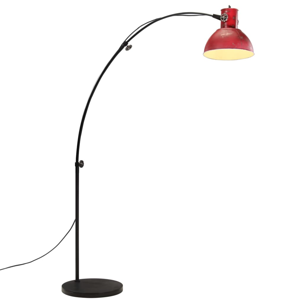 Golvlampa 25 W nött röd 150 cm E27