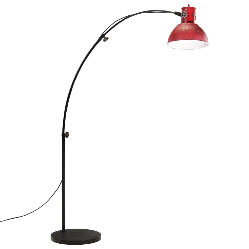 Golvlampa 25 W nött röd 150 cm E27