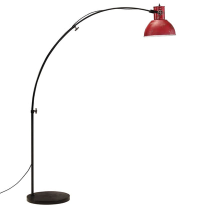 Golvlampa 25 W nött röd 150 cm E27