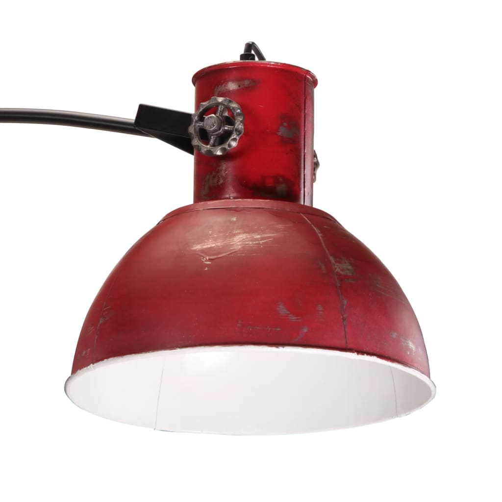 Golvlampa 25 W nött röd 150 cm E27