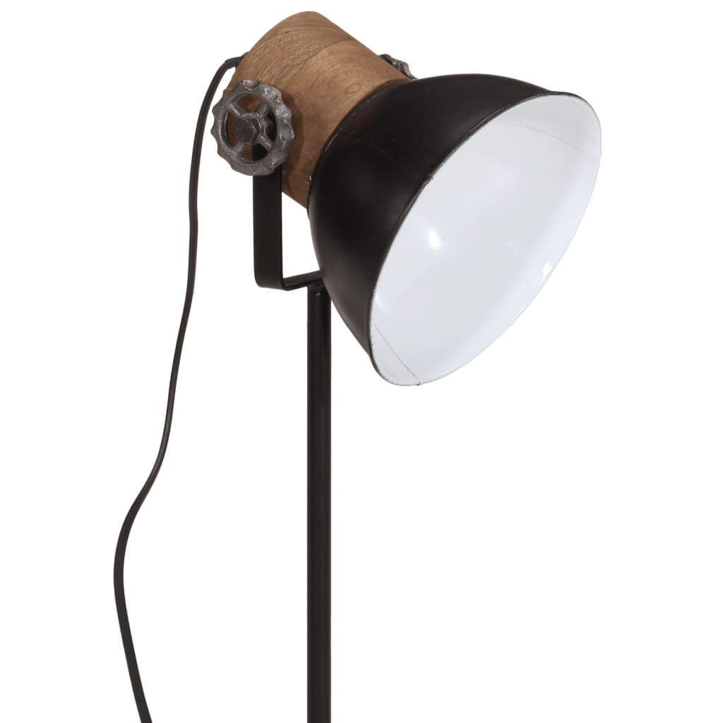 Skrivbordslampa 25 W svart 17x17x50 cm E27