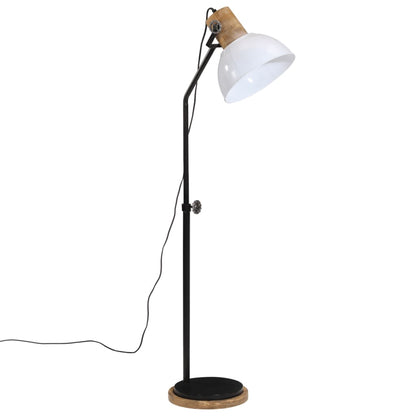 Golvlampa 25 W vit 30x30x100-150 cm E27