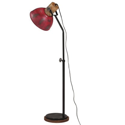 Golvlampa 25 W nött röd 30x30x100-150 cm E27