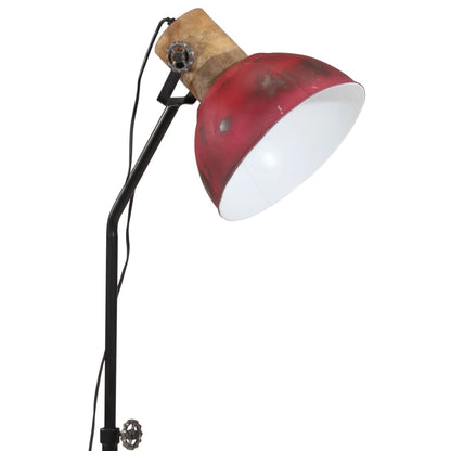 Golvlampa 25 W nött röd 30x30x100-150 cm E27