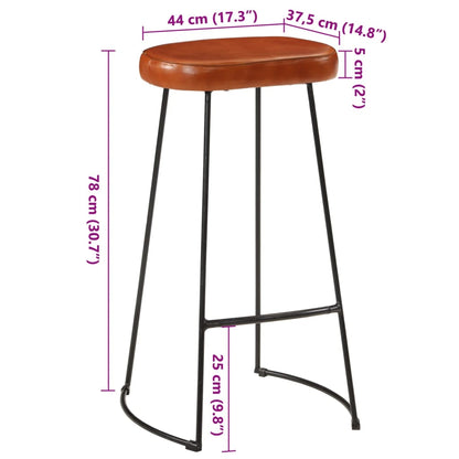 Barstolar 2 st 44x37,5x78 cm