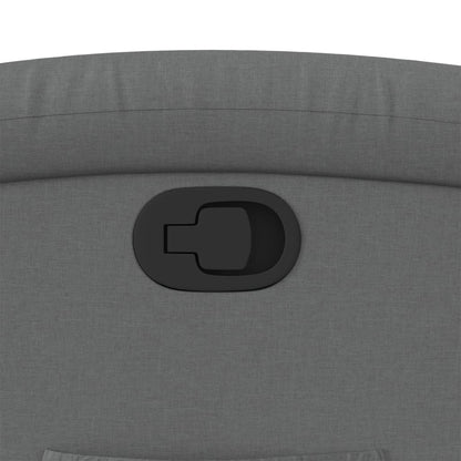 Fåtölj mörkgrå tyg