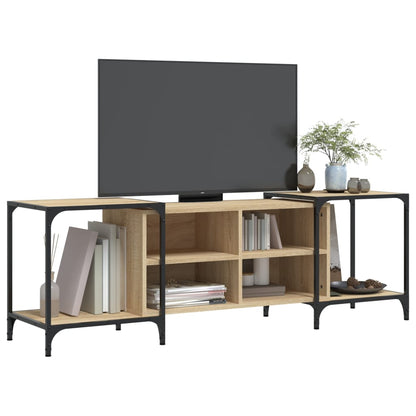 Tv-bänk sonoma ek 153x37x50 cm konstruerat trä