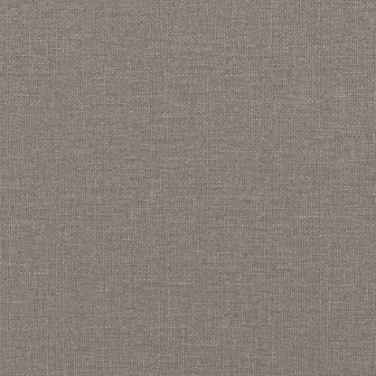 Bänk med ryggstöd taupe 120x62x75,5 cm blå