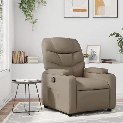 Reclinerfåtölj cappuccino konstläder