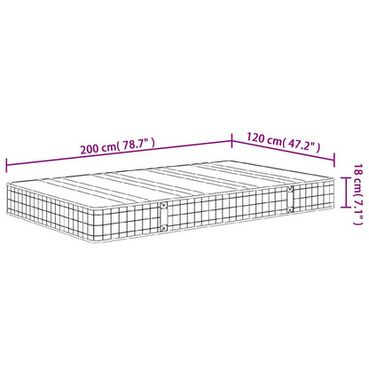 Bonellresårmadrass medium 120x200 cm