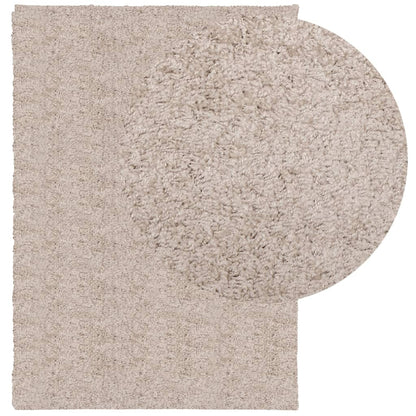 Ryamatta PAMPLONA lång lugg modern beige 160x230 cm