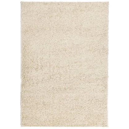 Ryamatta PAMPLONA lång lugg modern guld 140x200 cm