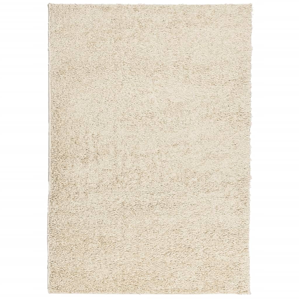 Ryamatta PAMPLONA lång lugg modern guld 160x230 cm