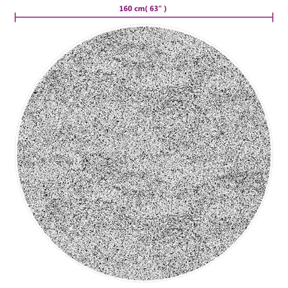 Matta ISTAN långluggad glansig beige Ø 160 cm