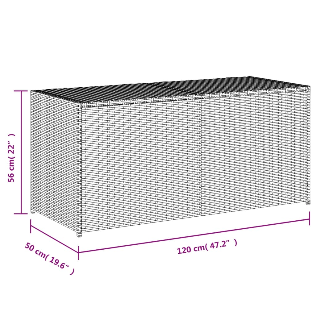 Dynbox brun 283L konstrotting